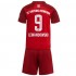 Camisola Bayern de Munique Robert Lewandowski 9 Criança Equipamento Primeiro 2021-2022 Manga Curta